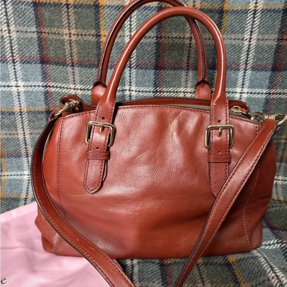 kate spade Leather Satchel Bag in Warm Brown - Picture 2 of 7